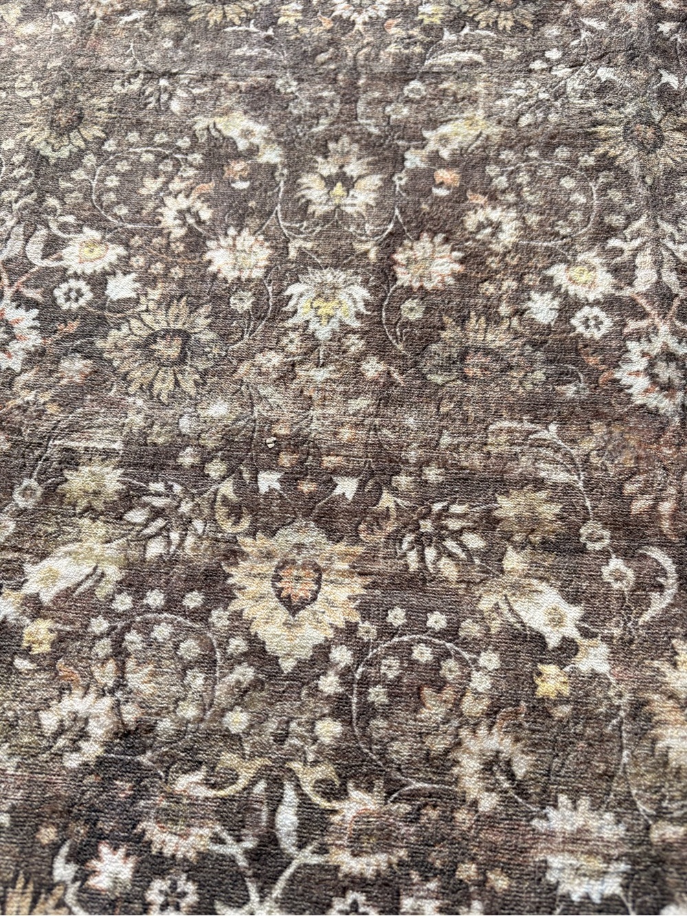 Washable Brown 3x5 Area Rug - Picture 2 of 2
